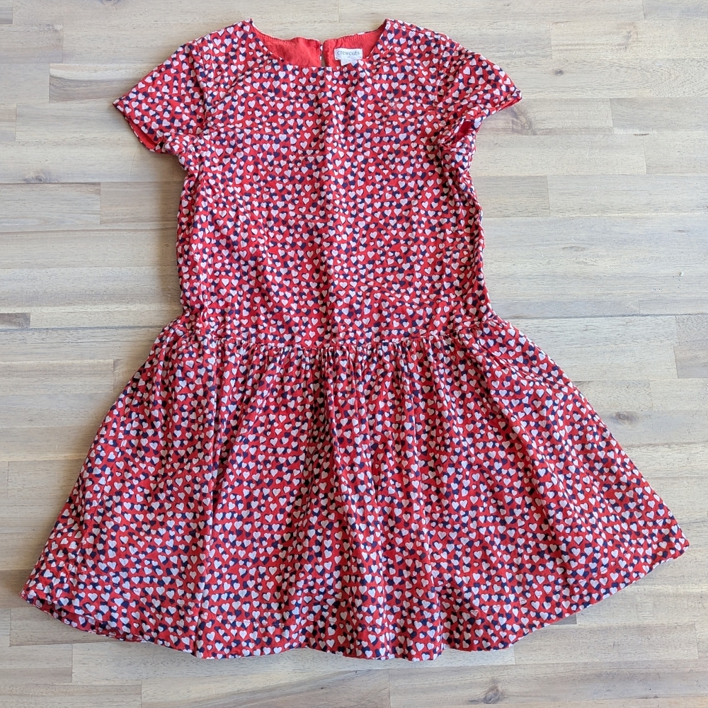 CREWCUTS Heart Dress‎ (Sz 8)
